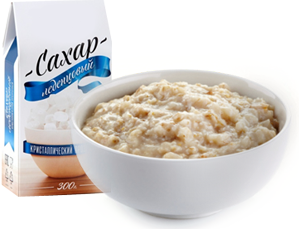 Каши овсяные быстрого приготовления с сахаром